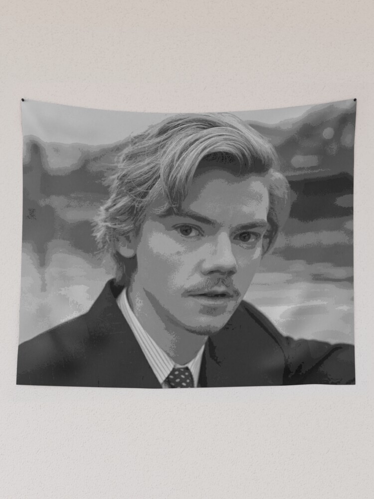 Thomas Brodie Sangster Pop Art Portrait Tapestry