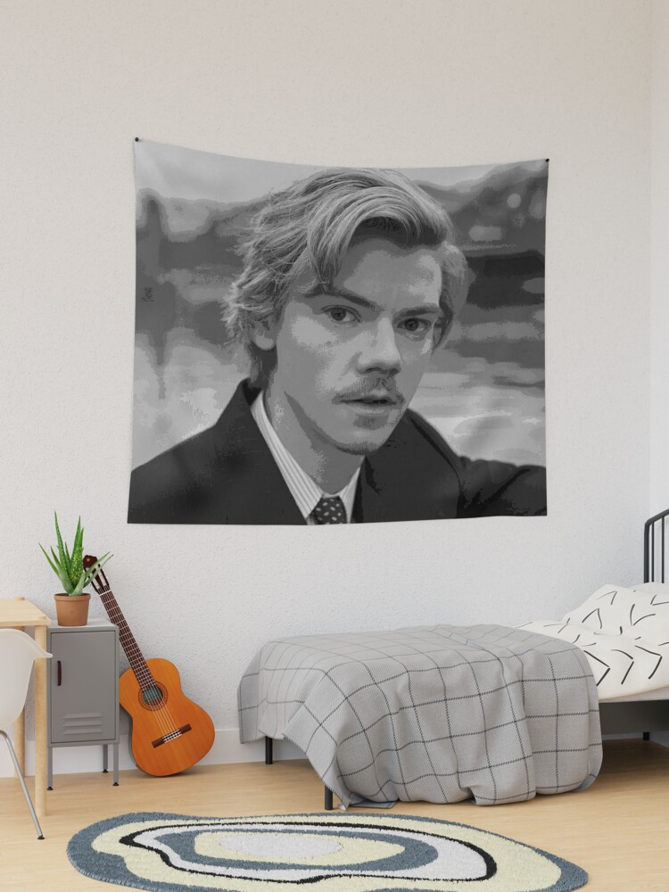 Thomas Brodie Sangster Pop Art Portrait Tapestry