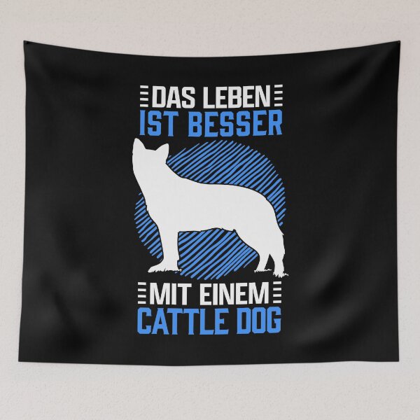Artikelvorschau, Leben mit Australian Cattle Dog Treibhund Besitzer entworfen und verkauft von madgrfx.