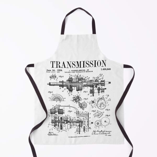 Item preview, Car Automobile Engine Transmission Vintage Patent Print designed and sold by GrandeDuc.