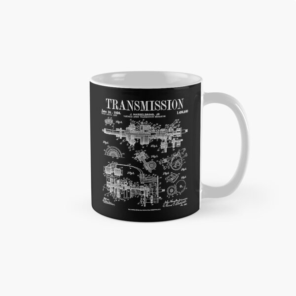 Item preview, Car Automobile Engine Transmission Vintage Patent Print designed and sold by GrandeDuc.