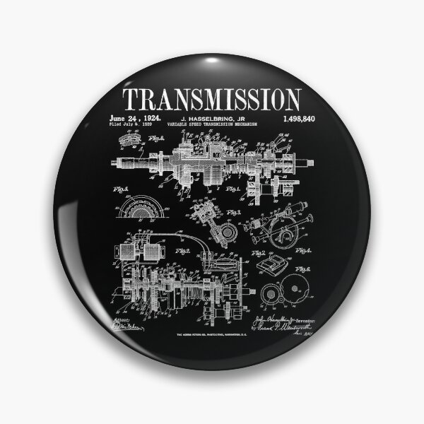 Item preview, Car Automobile Engine Transmission Vintage Patent Print designed and sold by GrandeDuc.