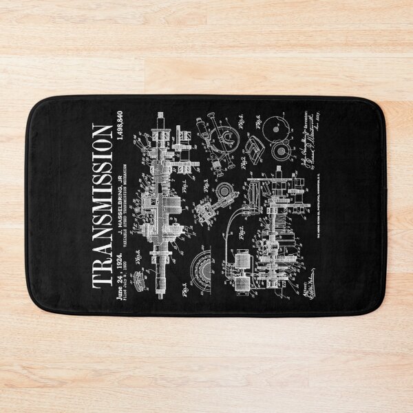 Item preview, Car Automobile Engine Transmission Vintage Patent Print designed and sold by GrandeDuc.
