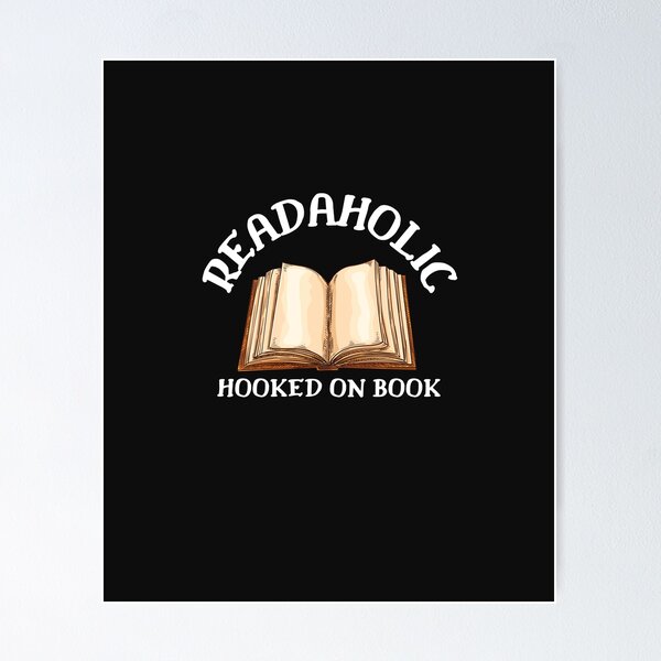 Item preview, Readaholic Hooked On Book shirt.If you are a bookworm, this is the shirt for you.shirt for book lovers. designed and sold by bonus24.