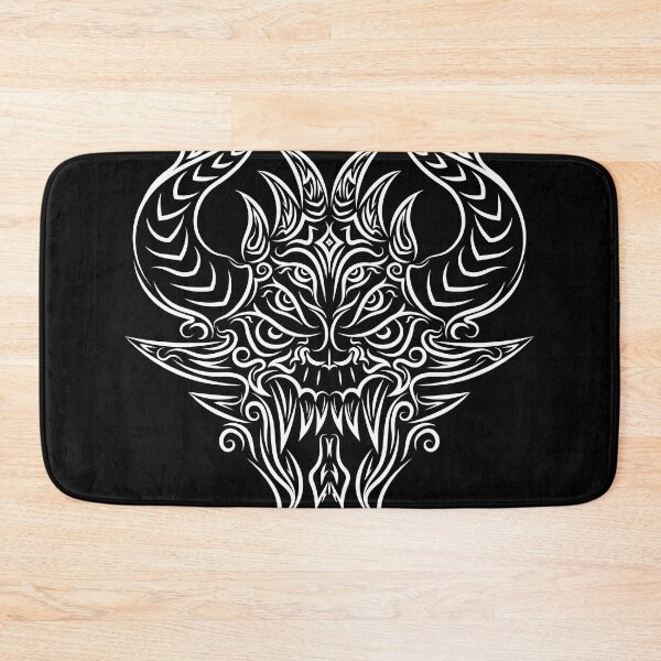 Item preview, Demon King (White on Black) designed and sold by 11thIdeaDesigns.