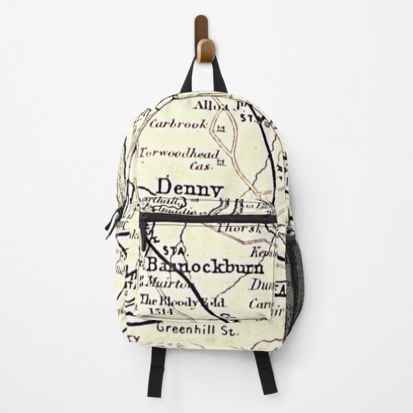 Item preview, BANNOCKBURN & surrounding area map 1898 designed and sold by yourscotland.