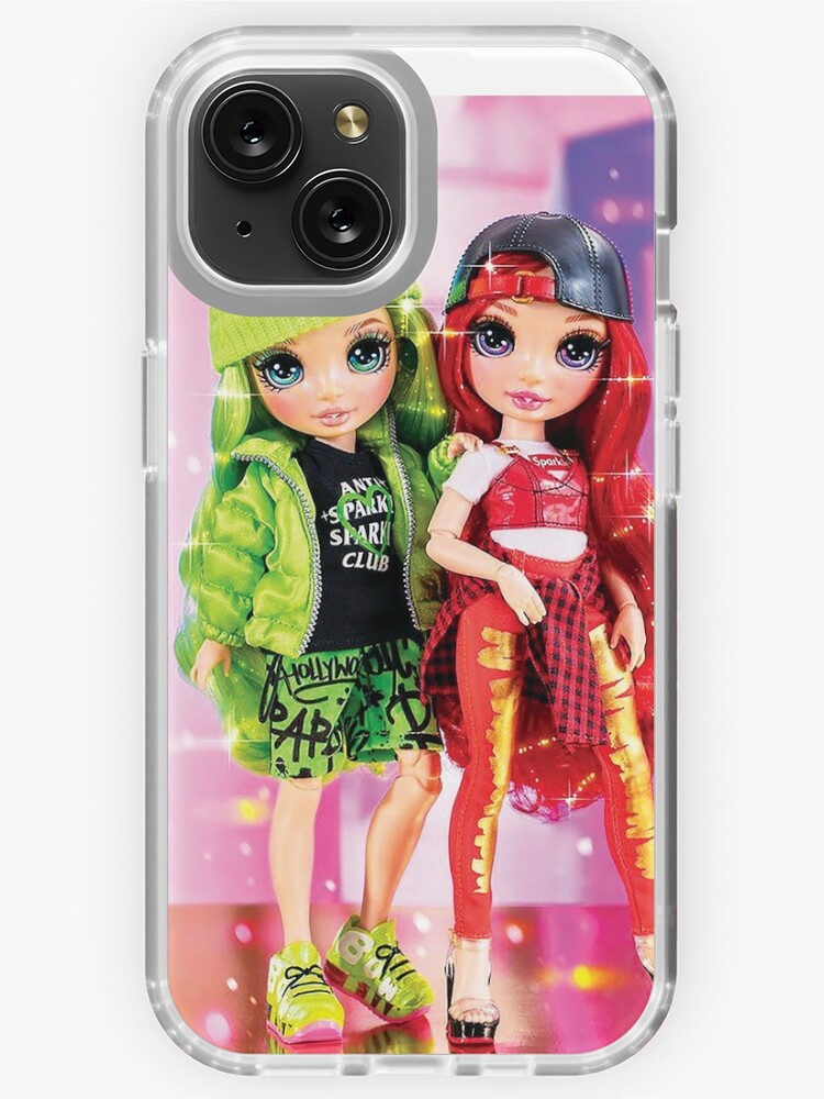 Jade Hunter and Ruby Anderson Rainbow High Dolls iPhone Case for