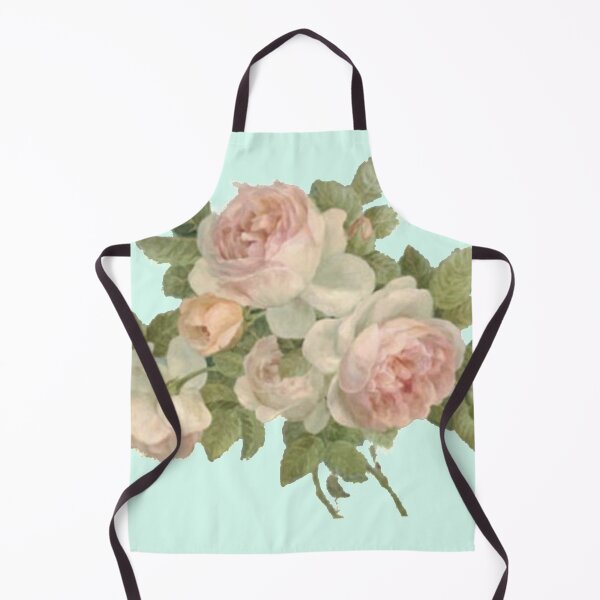 Item preview, Vintage Roses on Ice Green designed and sold by Violet Grant.