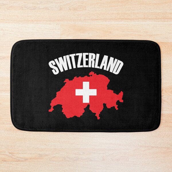 Item preview, Switzerland Flag Map designed and sold by TravelScientist.