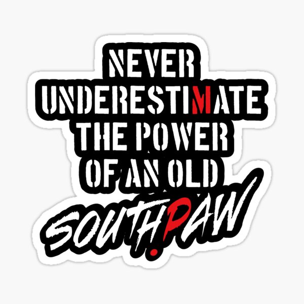 boxing day sale - old southpaw Sticker
