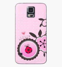 Miraculous Ladybug / Marinette Dupain-Cheng - Pink polka dot flower design Case/Skin for Samsung Galaxy