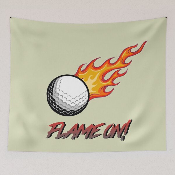 Item preview, Flame on! Golf ball! designed and sold by NexusArts.