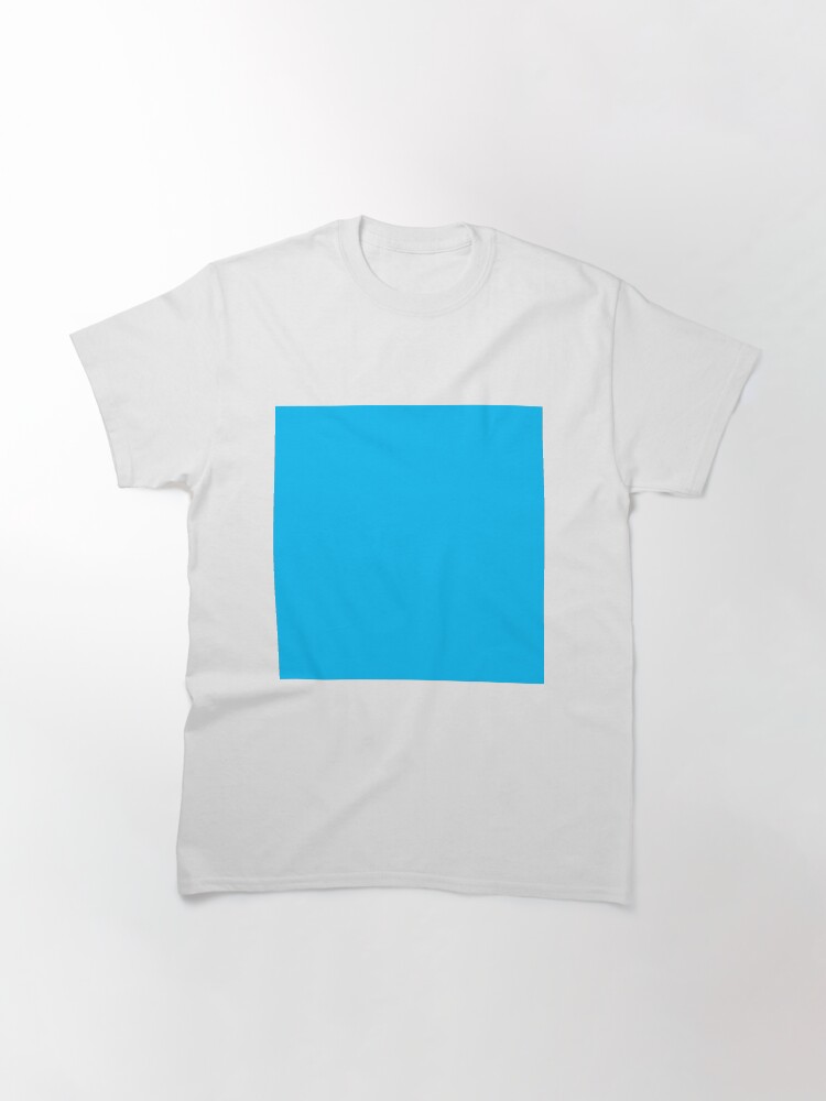 Color Deep Sky Blue T Shirt By Kultjers Redbubble
