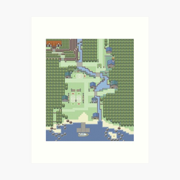 Pallet Town  Pokemon firered, Pokemon, Pixel art pokemon