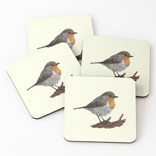 Item preview, European Robin-Erithacus rubecula designed and sold by StudioViArt.