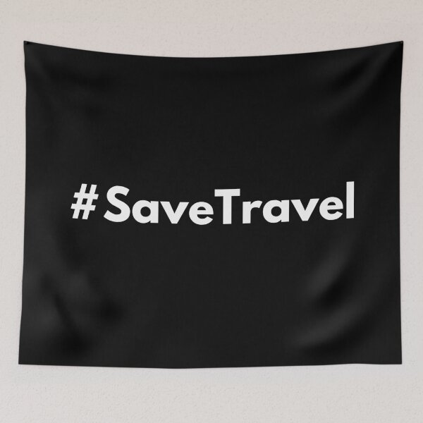 Item preview, Hashtag Save Travel designed and sold by HashtagZone.