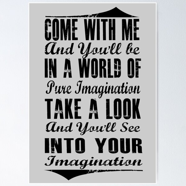 Item preview, Pure Imagination  (Black version) designed and sold by kurticide.