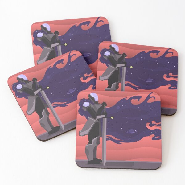 Item preview, Outer space knight with sward vector design designed and sold by SLExpress.