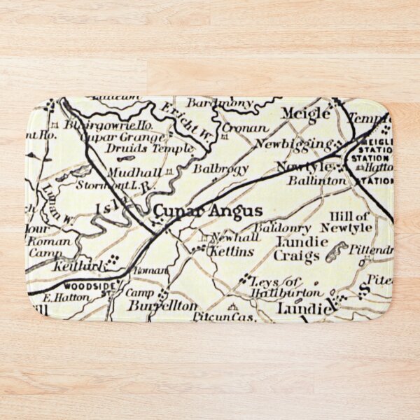 Item preview, COUPAR ANGUS & surrounding area map 1898 designed and sold by yourscotland.