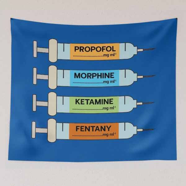 Item preview, CRNA - anesthesia drugs_syringe labels Design designed and sold by GalacticDust.