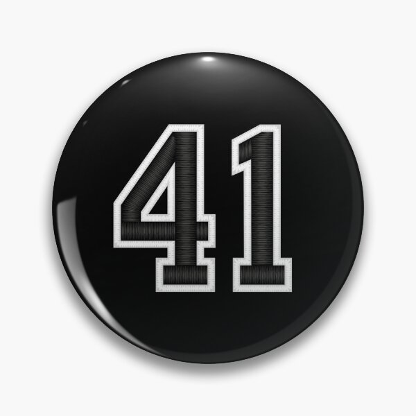 Item preview, 41 Black Jersey Sports Number forty-one Football 41 designed and sold by elhefe.