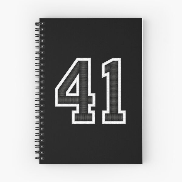 Item preview, 41 Black Jersey Sports Number forty-one Football 41 designed and sold by elhefe.