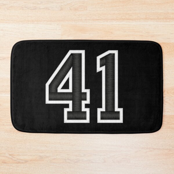 Item preview, 41 Black Jersey Sports Number forty-one Football 41 designed and sold by elhefe.