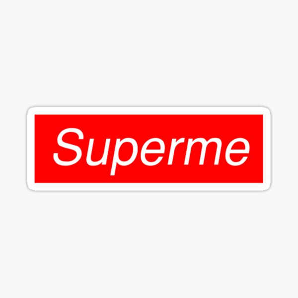 supreme decal