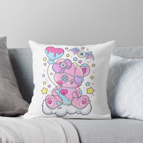 Item preview, Kawaii Pastel Goth Cute Creepy Bear designed and sold by QuinteroAtencio.