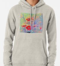 #Deepdreamed Poppies Pullover Hoodie