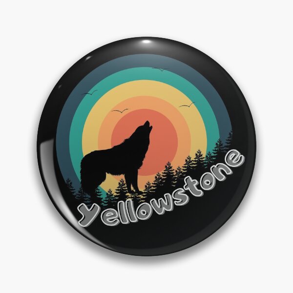 Artikelvorschau, Wolf Yellowstone Nationalpark entworfen und verkauft von Original1977.