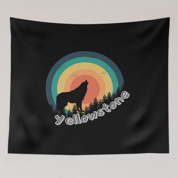 Item preview, wolf Yellowstone national park  designed and sold by Original1977.