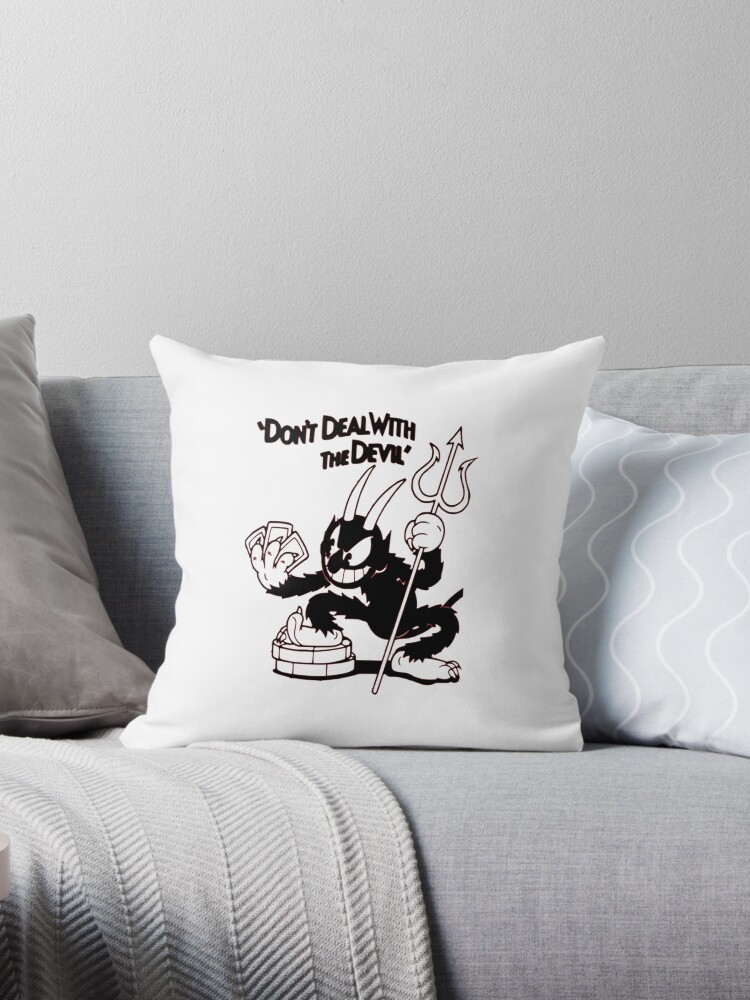 The Cuphead Show Devil - Cuphead - Pillow