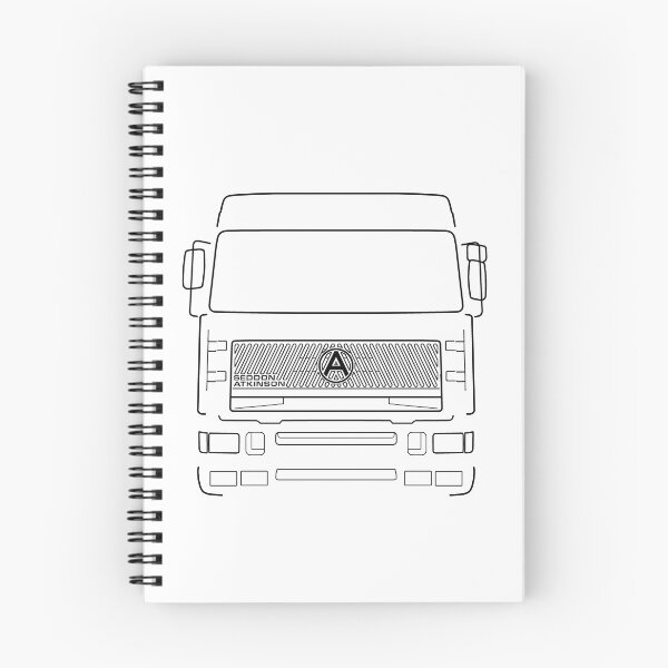 Item preview, Seddon Atkinson Strato classic lorry black outline graphic designed and sold by soitwouldseem.