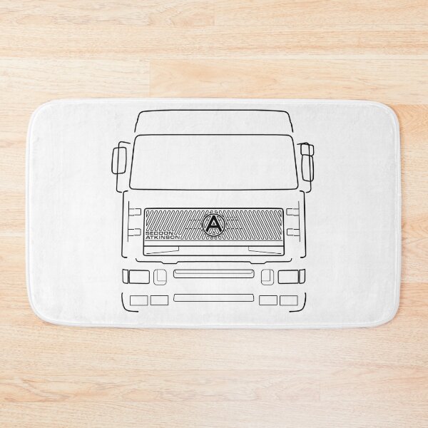 Item preview, Seddon Atkinson Strato classic lorry black outline graphic designed and sold by soitwouldseem.