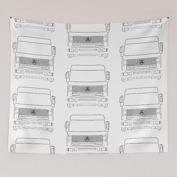 Item preview, Seddon Atkinson Strato classic lorry black outline graphic designed and sold by soitwouldseem.