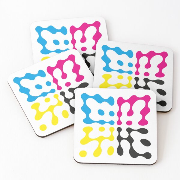 Item preview, Warped CMYK Metaball Typography designed and sold by John Uttley.