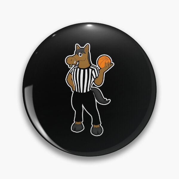 Item preview, Horse as Referee with Basketball & Whistle designed and sold by Snabdesign84.