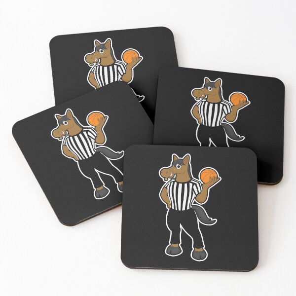 Item preview, Horse as Referee with Basketball & Whistle designed and sold by Snabdesign84.