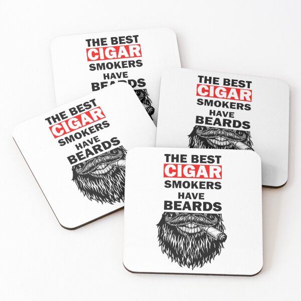 Item preview, The Best Cigar Smokers Have Beards smoking cigar gift designed and sold by alfa-rouk.