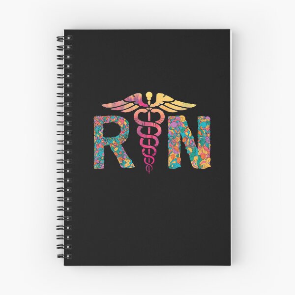 Item preview, Lovely RN Registered Nurse Tie Dye Logo #4 T-Shirt designed and sold by patty.phe shop.