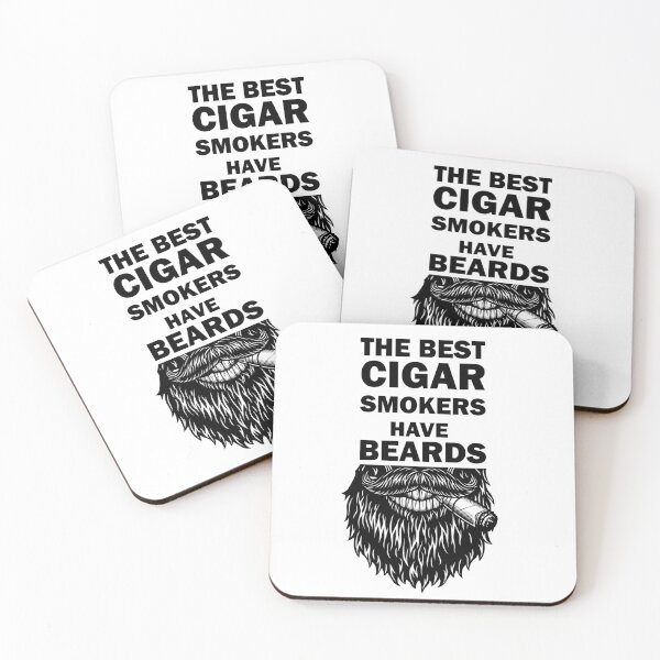 Item preview, The Best Cigar Smokers Have Beards smoking cigar gift designed and sold by alfa-rouk.