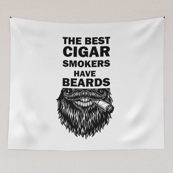 Item preview, The Best Cigar Smokers Have Beards smoking cigar gift designed and sold by alfa-rouk.