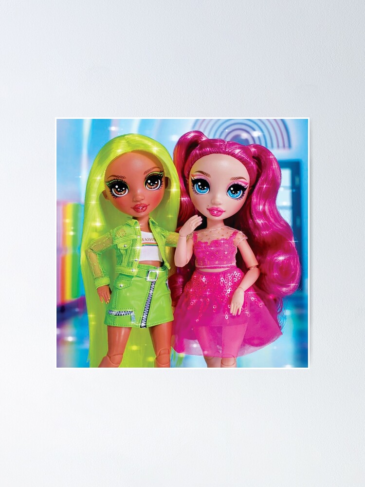 Bella Parker and Skyler Bradshaw Rainbow High Doll Poster for Sale by  Pocklemy