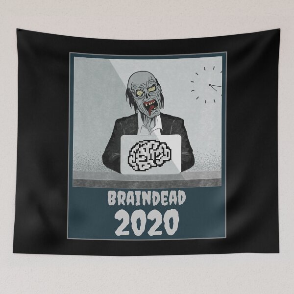 Item preview, braindead 2020 horror movie poster designed and sold by BowersWanda.