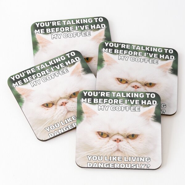 Item preview, Cat Lover - Coffee Word  designed and sold by Artcraft-Ink.