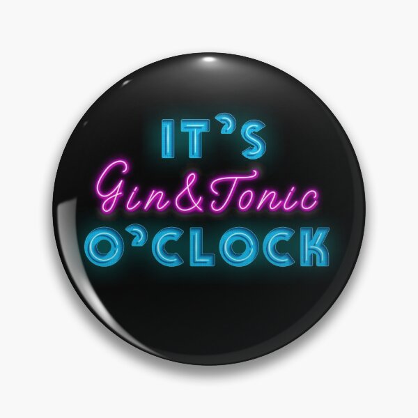 Item preview, It is Gin and Tonic O`clock Cool Neon Sign For Gin and Tonic Fan designed and sold by Urosek.