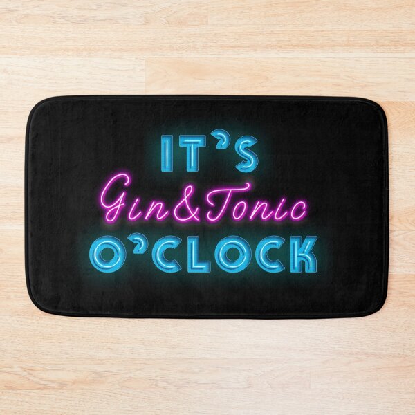 Item preview, It is Gin and Tonic O`clock Cool Neon Sign For Gin and Tonic Fan designed and sold by Urosek.