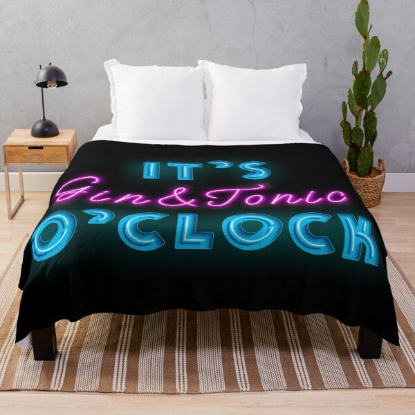 Item preview, It is Gin and Tonic O`clock Cool Neon Sign For Gin and Tonic Fan designed and sold by Urosek.