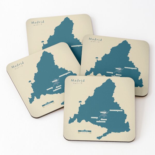 Item preview, Modern Map - Madrid region map Spain ES designed and sold by Ingo Menhard.